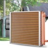VEVOR Heat Exchanger Water to Air, 20"x 20" with 3-Row 3/8" Copper Ports, 242 Aluminum Fins Heat Exchanger, Residential Heating and Cooling, Brown - 2 of 4