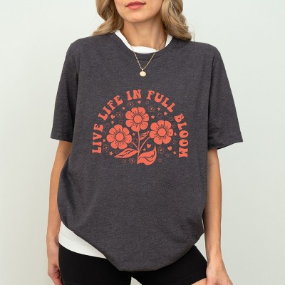 Simply Sage Market Live Life In Full Bloom Short Sleeve Tee