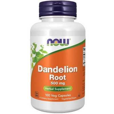 Dandelion Root 500mg by Now Foods  -  100 Capsule