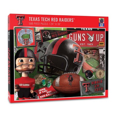 NCAA Texas Tech Red Raiders Throwback Puzzle 500pc