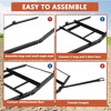 66" Driveway Drag Steel Drag Harrow with Pin-Style Hitch, Adjustable Bars, Tow Behind Grader - 4 of 4