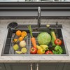 Famapy Stainless Steel Kitchen Sink with Multi-Accessories,Double Track/3-Mode Scalable Faucet/Highpressure Cup Rinser,All-In-One Cook+Clean Station - 2 of 4