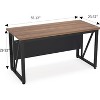 Tribesigns 55 inches Simple Computer Desk, Home Office Desk Writing Table for Workstation - 3 of 4