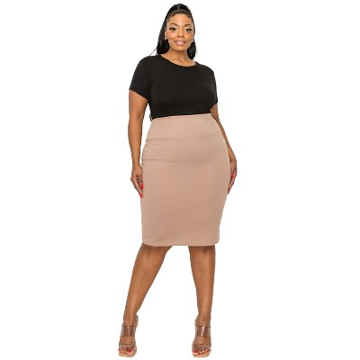 L I V D Women's Molly Pencil Skirt