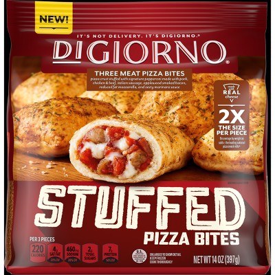 DiGiorno Pizza Bites Three Meat Stuffed Frozen Pizza Bites - 15oz
