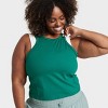 Women's High Neck Racerback Tank Top - All In Motion™ - 3 of 3