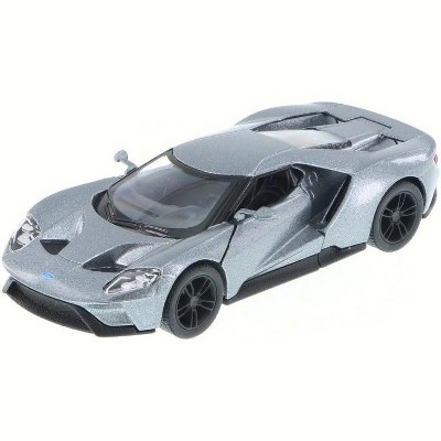 KiNSMART - 2017 Ford GT 1:38 Scale 5" Die Cast Model Toy Super Car (Silver)