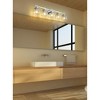 Lauren 5-Light Modern Vanity Wall Light - Steel, Dimmable, Damp Rated, 39" Wide - 2 of 4