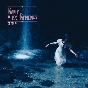 Karen Y Los Remedios - Silencio - Black & Blue Galaxy Effect (Colored Vinyl Black Blue) - 1 of 1