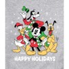 Men's - Disney - Happy Holidays Group Graphic Fleece Sweatshirt - 2 of 4