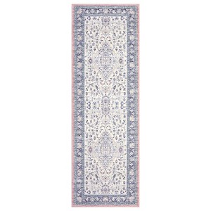 Area Rugs for Living Room Non Slip Non Sedding Machine Washable Rug Vintage Floral Medallion Low Pile Foldable Carpet for Bedroom Dining Room - 1 of 4
