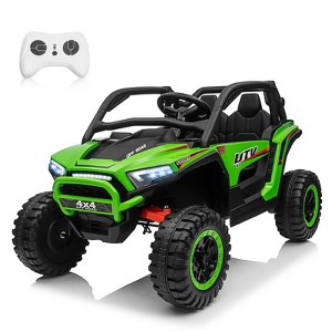 JOYRACER 24V 2 Seater 4WD Ride-On UTV for Kids with Remote Control, 4×100W Motors, 3 Speeds & Bluetooth, XL Seats Electric Off-Road UTV - 1 of 4