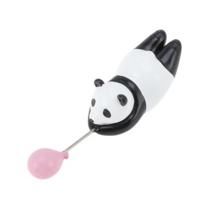 Unique Bargains Decorative Magnets Magnetic Fridge Sticker Irregular Shape Resin Black White Dark Purple 1Pc - 1 of 3