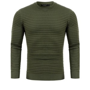 Mens Turtleneck Sweaters Long Sleeve Slim Fit Ribbed Knit Thermal Pullover Sweater - 1 of 4