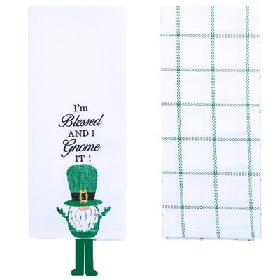 The Lakeside Collection Kitchen Towels St Patrick's Day Set of 2