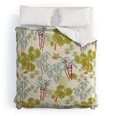 Deny Designs 3pc King Mirimo Tropical Spring Comforter and Sham Set