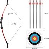 Beginner Archery Set for Kids & Teens, Includes 10 Arrows & 5 Targets, Ambidextrous Design - 3 of 4