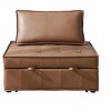 NicBex Multipurpose Faux Leather Pull Out Sofa Bed Convertible Sleeper Chair Foldable Bed for Living Room - 2 of 4