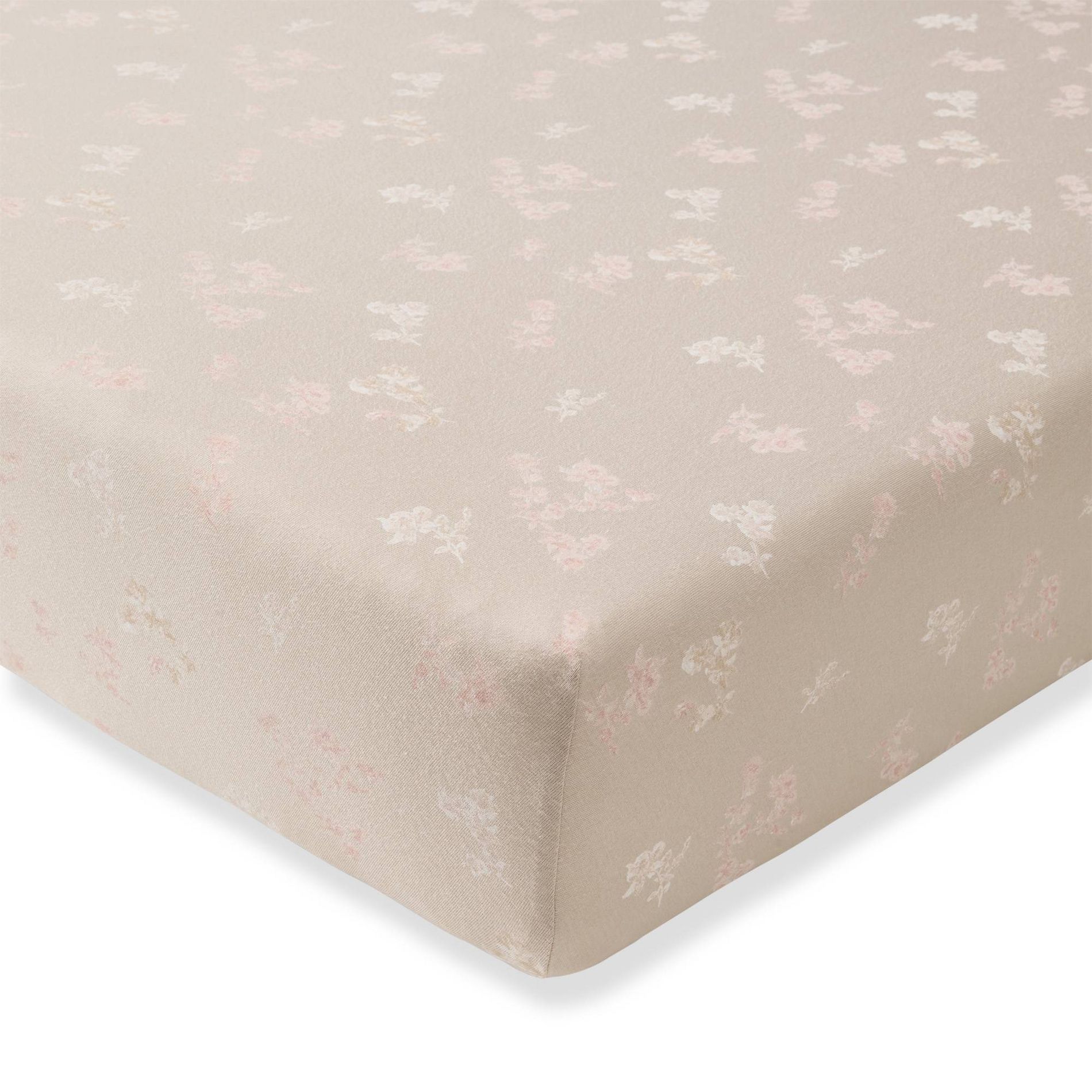 Burt's Bees Baby® Organic Fitted Crib Sheet - Whimsical Floral Hummus