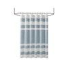 SEVOBAL Shower Curtain Printed Cotton Shower Curtain Shower Curtains for Bathroom Luxury Weighted Polyester Cloth Bath Curtain, Blue, 72"*72"*0.13" - 3 of 4