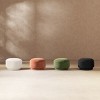 UPHA 15" H Boucle Mushroom shaped Footstool Ottoman for Living Room - 2 of 4