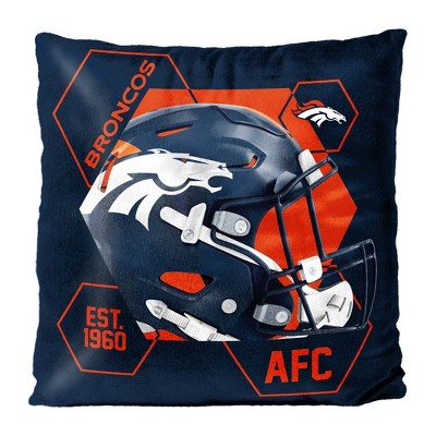 NFL Denver Broncos Connector Velvet Reverse Pillow