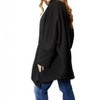 Women's Full Size Open Front Cardigan with Scarf Design - Heyson - 3 of 4