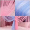 YEERSWAG Elegant Princess Twin Size Bed Canopy Bed Curtain Nets Holiday Present For Girls - 4 of 4