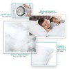 Nestl Set of 2 Soft and Fluffy Down Alternative Pillow , 100% Cotton Pillow with Polyester Fiber Filling - image 3 of 4