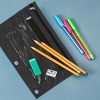 Unique Bargains Pencil Case for 3 Ring Binder Double Layer Smooth Zipper for Folders - 4 of 4