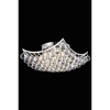 Elegant Lighting Corona 4 light Chrome Flush Mount Clear Royal Cut Crystal - 3 of 3
