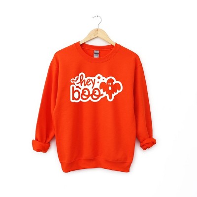 Simply Sage Market Women's Graphic Sweatshirt Hey Boo Ghost