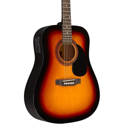 Rogue RA-090 Dreadnought Acoustic-Electric Guitar Sunburst