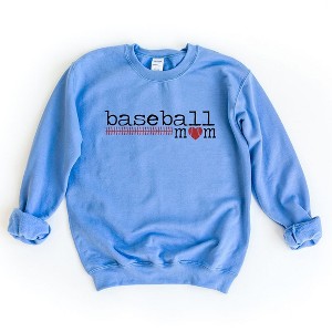 Simply Sage Market Women's Graphic Sweatshirt Baseball Mom Colorful - 1 of 3