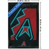 Trends International MLB Arizona Diamondbacks - Logo 25 Framed Wall Poster Prints - 3 of 4