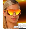 grinderPUNCH Polarized Sport Sunglasses for Men and Women, Lightweight Sun Glasses with UV Protection for Snow Hiking Cycling Running Fishing (Black) - 4 of 4