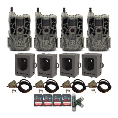 Stealth Cam Reactor 26MP Trail Camera (AT&T) Super Security Bundle (4-Pack)