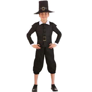 Halloweencostumes.com Medium Men First Pilgrim Costume For Men, Black ...