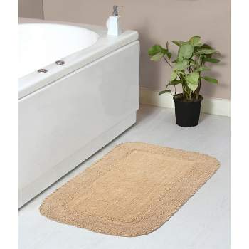 Radiant Collection Cotton Ruffle Pattern Tufted Bath Rug - Home Weavers