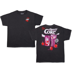 Men's Cherry Coke Very Cherry Since '85 Graphic T-Shirt X-Large Pigment Dye Black - 1 of 4