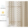 HLC.ME Herringbone Lace Sheer Kitchen Cafe Curtain Tiers for Small Windows & Bathroom - 4 of 4