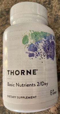 Thorne Basic Nutrients 2/day - Comprehensive Daily Multivitamin With ...