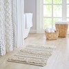 MAYEERTY 20"×32" Natural Stripe Non Slip Bath Rug for Tub Use - 3 of 4