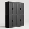 72"x62"x16" Wood Accent Cabinet in Black, Storage Organizer with Adjustable Shelves for Kitchen Bedroom Entryway Living Room Dinning Room - 4 of 4