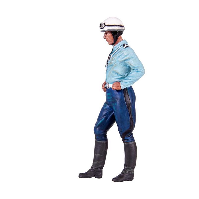 1975-1980 Michel French Police Motorcycle Officer Figurine for 1/18 Scale Models by Le Mans Miniatures, 2 of 5