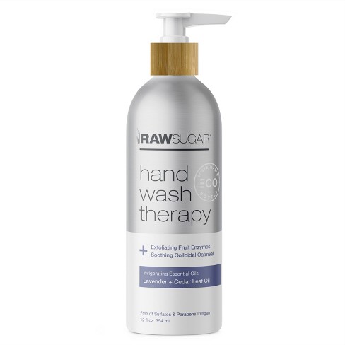 Raw Sugar Exfoliating Hand Wash Therapy Lavender + Cedar Leaf Oil - 12 fl oz - image 1 of 4