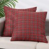 Unique Bargains Festive Plaid Scottish Tartan Pillow Covers 2 Pcs - 2 of 4