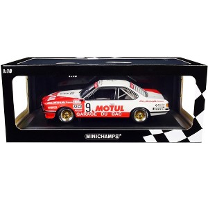 BMW 635 CSi #9 "Motul / Garage du Bac" 24H of Spa (1984) Ltd Ed to 300 pcs 1/18 Diecast Model Car by Minichamps - 1 of 3