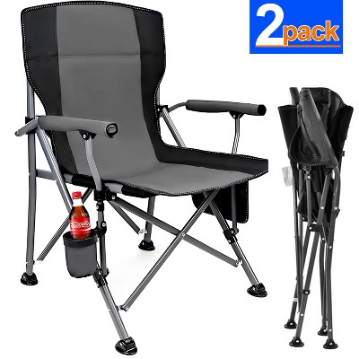 Musment 2PC Outdoor Portable Folding Camping Chair,Supports up to 400lbs