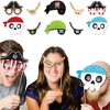 Big Dot of Happiness Pirate Ship Adventures Glasses, Masks, and Headpieces - Paper Card Stock Skull Birthday Party Photo Booth Props Kit - 10 Count - 2 of 4